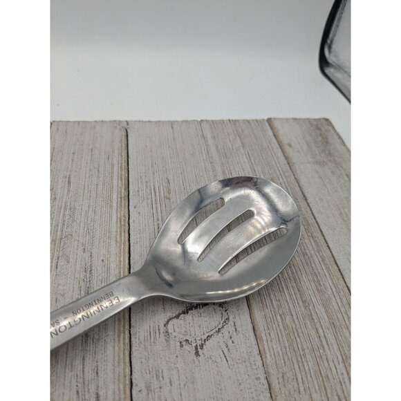 Slotted Serving Spatula Stainless Steel 10 3/8" Bennington, Salina, Minneapolis - Picture 2 of 7